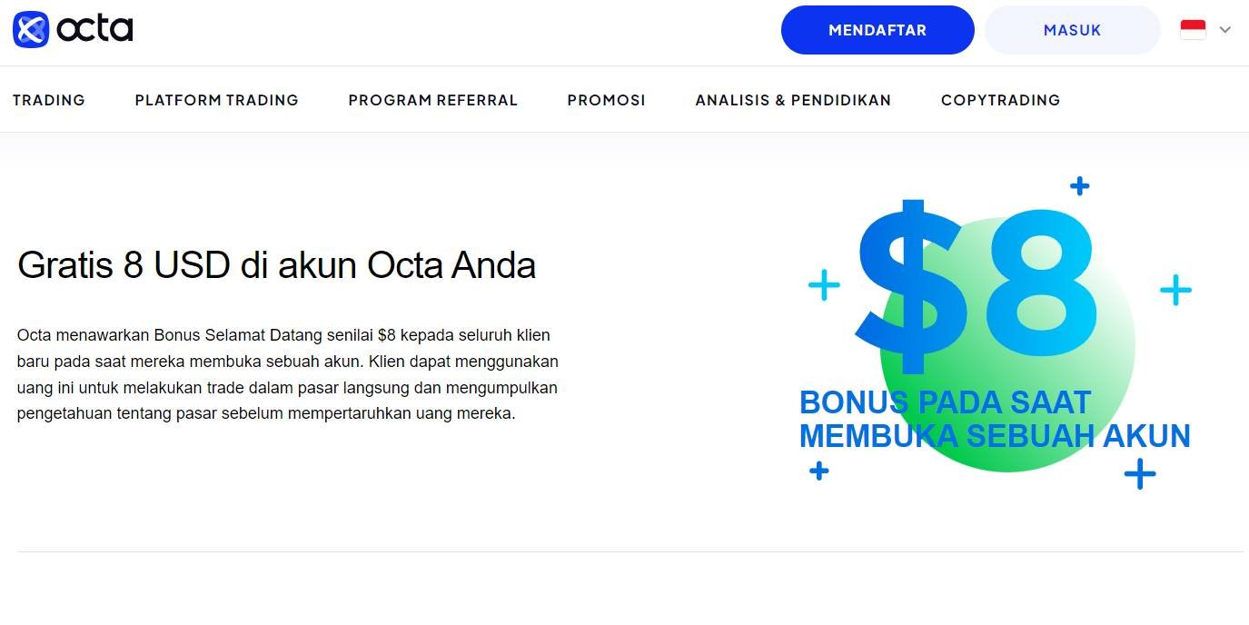 modal trading gratis dari octa