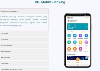 cara transfer virtual account BNI dengan mobile banking BNI