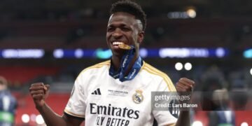 gaji vinicius junior di real madrid per bulan, minggu, dan hari